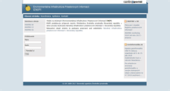 Desktop Screenshot of geo.enviroportal.sk