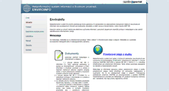 Desktop Screenshot of mis.enviroportal.sk